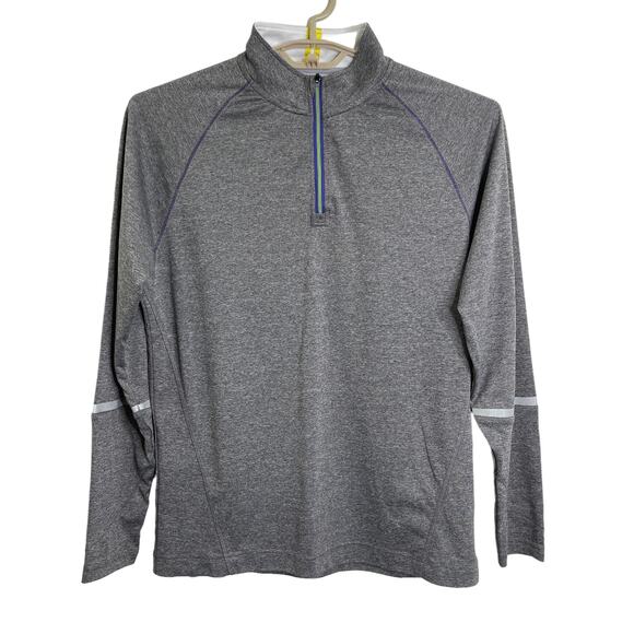 Robert Graham Mens Performance Golf 1/4 Long Sleeve Shirt Size Large - Picture 1 of 8